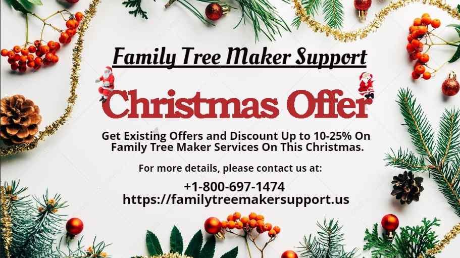 christmas offers on family tree maker