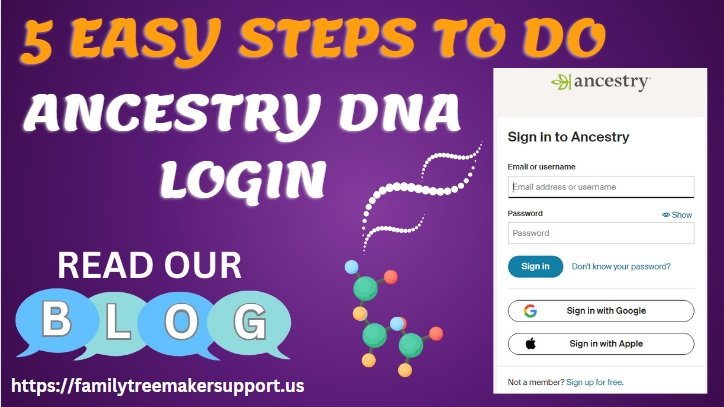 how to login ancestryDNA account