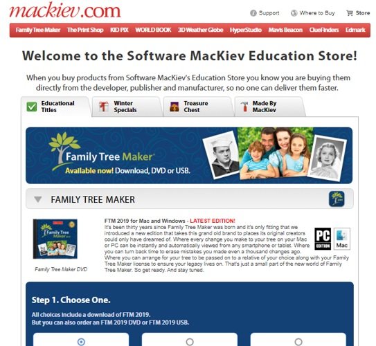 Mackiev education store