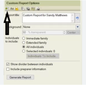 Custom Reports in FTM