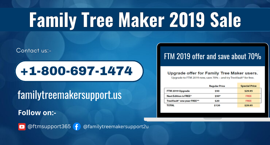 Family Tree Maker 2019 Sale