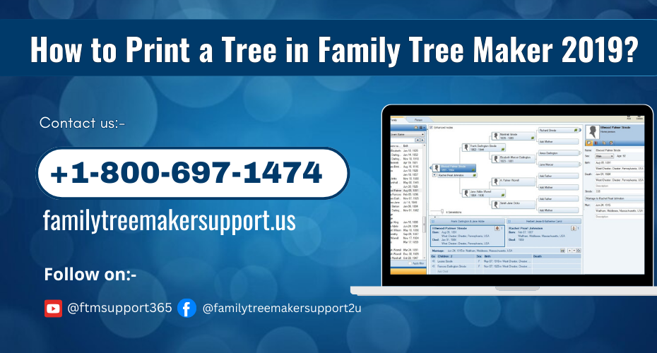 How to print a tree in Family Tree Maker?