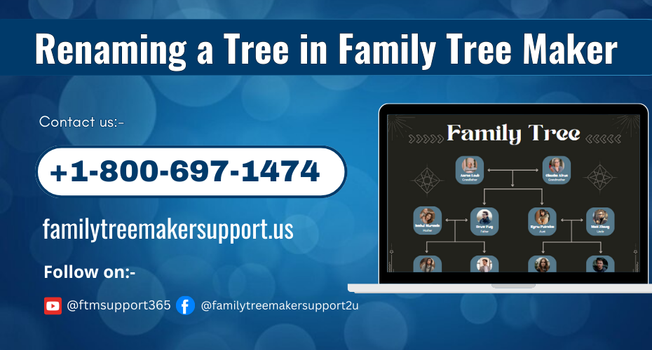 Renaming a Tree in Family Tree Maker